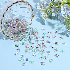 200 cabochon in resina per mahjong&nbsp;MRMJ-WH0089-40
