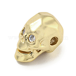 Латунные микропаве из прозрачного кубического циркония ZIRC-P119-17B-G