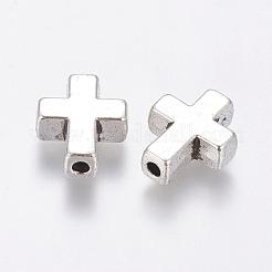 Perles en alliage de style tibétain&nbsp;X-TIBEB-A134914-AS-LF