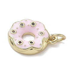 Латунные микро проложить кубического циркония подвески KK-K368-16G