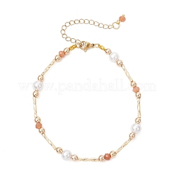 Bracelets en perles de jade malaisien naturel teinté pour femmes&nbsp;BJEW-JB12028-03