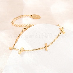 Gliederarmbänder aus 304 Edelstahl&nbsp;BJEW-D460-09G
