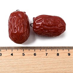 Подвески из искусственной красной смолы&nbsp;RESI-M053-01