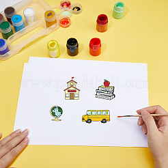 Individuelle transparente Stempel aus PVC-Kunststoff&nbsp;DIY-WH0439-0435