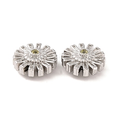 Латунные микропаве из прозрачного кубического циркония KK-S389-17P