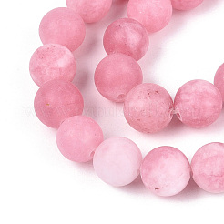 Натуральный белый нефритовый шарик нити&nbsp;X-G-R297-8mm-31