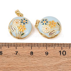 Латунь эмаль Locket подвески KK-G543-01G-02