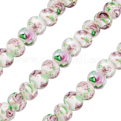 1 brin de perles rondelles artisanales en verre filé à la main&nbsp;LAMP-TA0002-72K