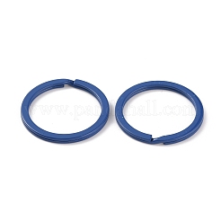 Окрашенные аэрозольной краской железные застежки для ключей&nbsp;IFIN-WH0063-13A