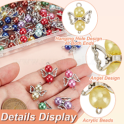 Подвески из акрила и сплава&nbsp;PALLOY-GO00019