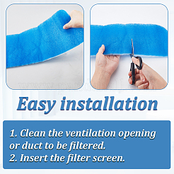 4 шт. целлюлозный хлопковый фильтр для автомобильных кондиционеров&nbsp;AJEW-GA0009-25A