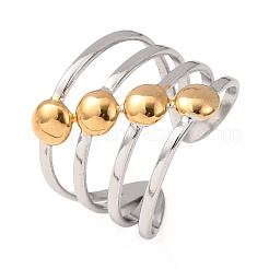 Bagues de manchette ouvertes en acier inoxydable 304 pour femmes&nbsp;RJEW-K321-01C