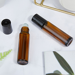 Стеклянные многоразовые косметические флаконы-роллер AJEW-WH20121-04
