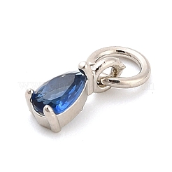 Латунные микро проложить кубического циркония подвески&nbsp;KK-H527-13P-02