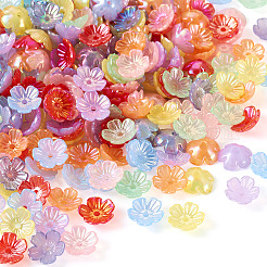 280 Stück 8 Farben Acrylperlenkappen&nbsp;MACR-TA0001-63