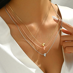 Шикарные колье в европейском стиле из латуни и железа с круглыми бусинами в виде змейки US2985