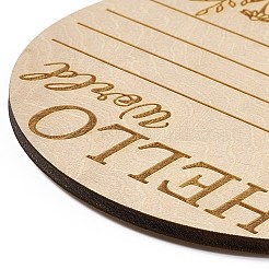 Деревянный реквизит для детских фотографий hello world&nbsp;LS-WOOD-D023-02