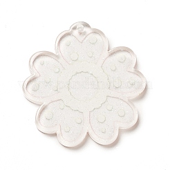 Прозрачные акриловые подвески с принтом&nbsp;OACR-B003-02G