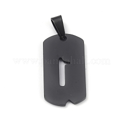 Pendentifs en acier inoxydable 304 avec placage ionique (IP)&nbsp;STAS-O127-E01