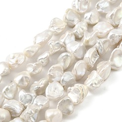 Барокко натуральный жемчуг кеши нити бусы PEAR-B004-12A-01A