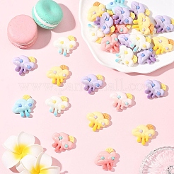 20 Stück undurchsichtige Harz-Decoden-Cabochons&nbsp;CRES-YW0002-64