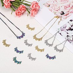 12 шт. 3-цветное ионное покрытие (IP) из нержавеющей стали 304 подвески&nbsp;STAS-SZ0002-91