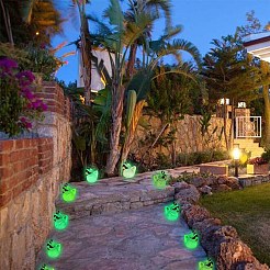 60шт 12 цвета светящиеся прозрачные подвески из смолы&nbsp;CRES-SZ0001-38