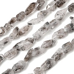 Hilos de cuentas de diamantes herkimer naturales&nbsp;GG-CBA8084-06