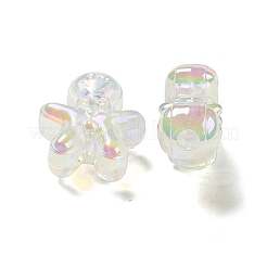 Placage uv perles acryliques irisées arc-en-ciel&nbsp;PACR-M002-11B