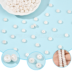 1 нить гальванизированных бусин из ракушечного жемчуга&nbsp;BSHE-PA0001-02