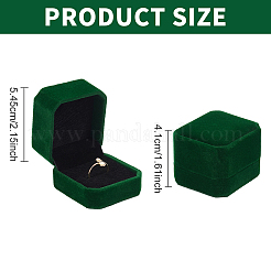 Scatola anello di velluto&nbsp;VBOX-WH0003-07A