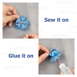 20 Stück 5 Farben Stoffblume&nbsp;DIY-CY0003-18