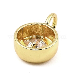 Подвески из латуни с покрытием из настоящего 18-каратного золота KK-B077-21G