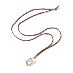 Ожерелья в виде клетки с кристаллами&nbsp;NJEW-JN04586-02