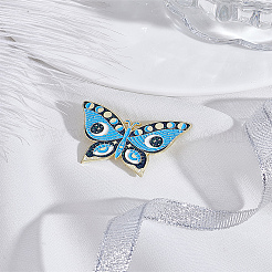 Épingles en émail papillon&nbsp;JEWB-LP0004-30C