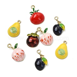 10шт 5 стиля подвески из сплава с эмалью&nbsp;ENAM-CJ0007-21