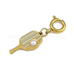 Подвески из эмали из нержавеющей стали&nbsp;LS-STAS-L296-16G