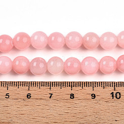 Природные окрашенные желтый нефрит драгоценный камень шарик нити&nbsp;G-R271-8mm-YXS22