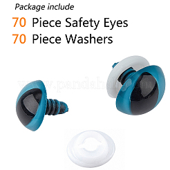 Yeux de poupée en plastique&nbsp;DIY-PH0028-09