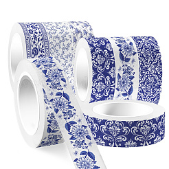 Selbstklebende Papierbänder mit Blumenmuster&nbsp;AJEW-WH20054-100