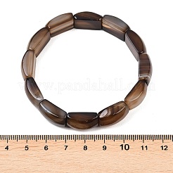 Bracelets extensibles en perles d'agate naturelle pour femmes et hommes&nbsp;BJEW-C097-02A-20