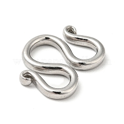 変色しない304ステンレススチール留め具  メートルの留め金  ステンレス鋼色  11x13x1.5mm&nbsp;STAS-C056-14P