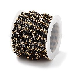 Ионное покрытие (ip) 304 нержавеющая сталь эмалированная витая овальная цепь звеньев CHS-K019-02G-02