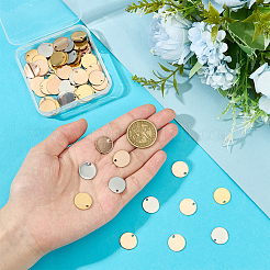 90 шт. 3-х цветные подвески из нержавеющей стали 304 STAS-ME0002-08