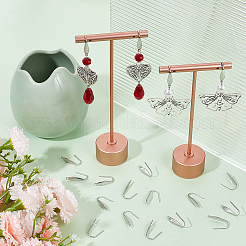 100 шт. крючки для сережек из нержавеющей стали 304&nbsp;STAS-BBC0004-03