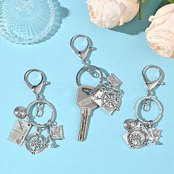 5 шт. дорожный брелок из сплава&nbsp;KEYC-YW00244