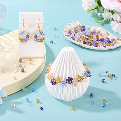 300шт 10 стиля прозрачные стеклянные бусины&nbsp;EGLA-TA0013-20