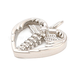 Латунные микро проложить кубического циркония подвески&nbsp;KK-H527-02B-P