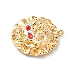 Pendentifs en laiton zircone cubique&nbsp;KK-L250-08G-03