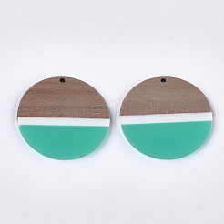 Подвески из смолы и ореха&nbsp;RESI-S358-72B